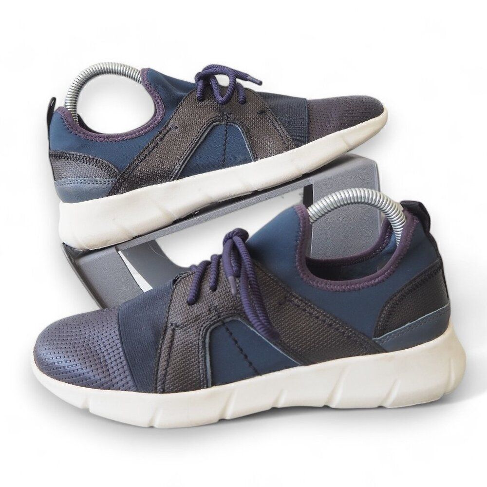 OTBT Transfer Casual Sneakers Navy‎ / Brown Women's 8M